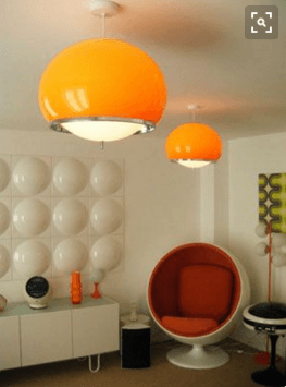 funky retro lighting