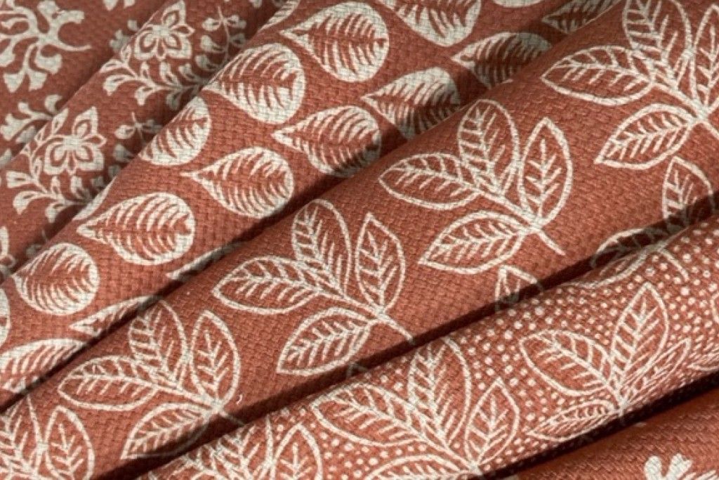 Cloth 21 cotton fabric in Chutney