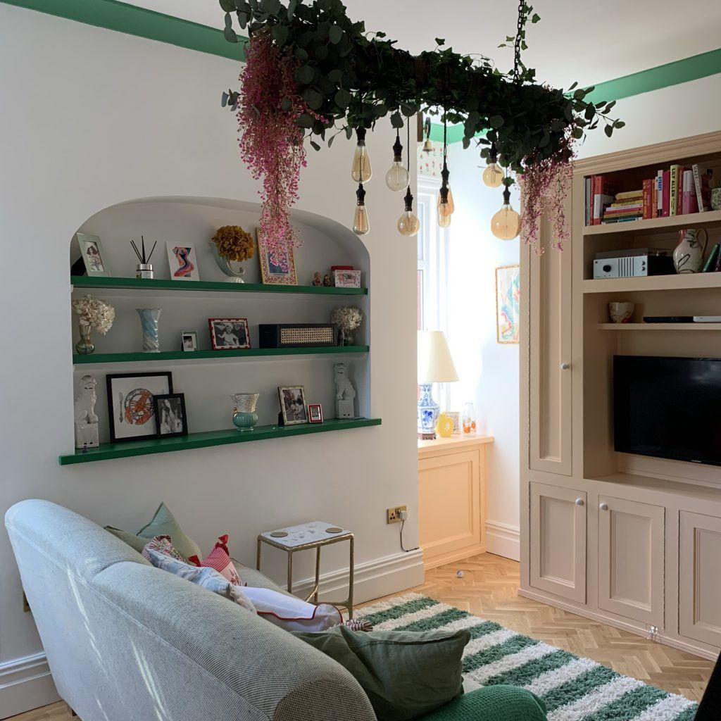 Interior blogger Natalie Mackay's living room