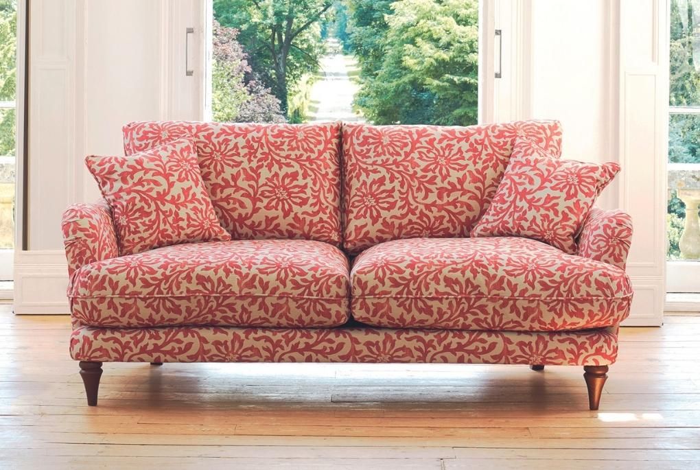 Bold Patterned Fabric Sofa