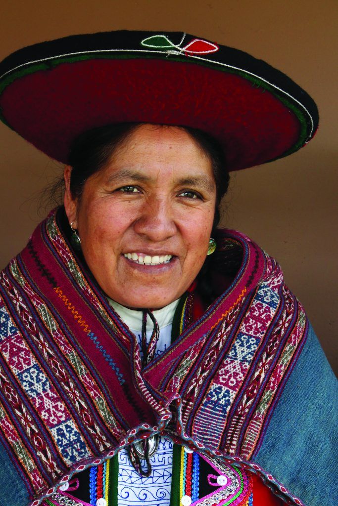 Author, master weaver and Quechua textile artist, Nilda Alvarez Callañaupa