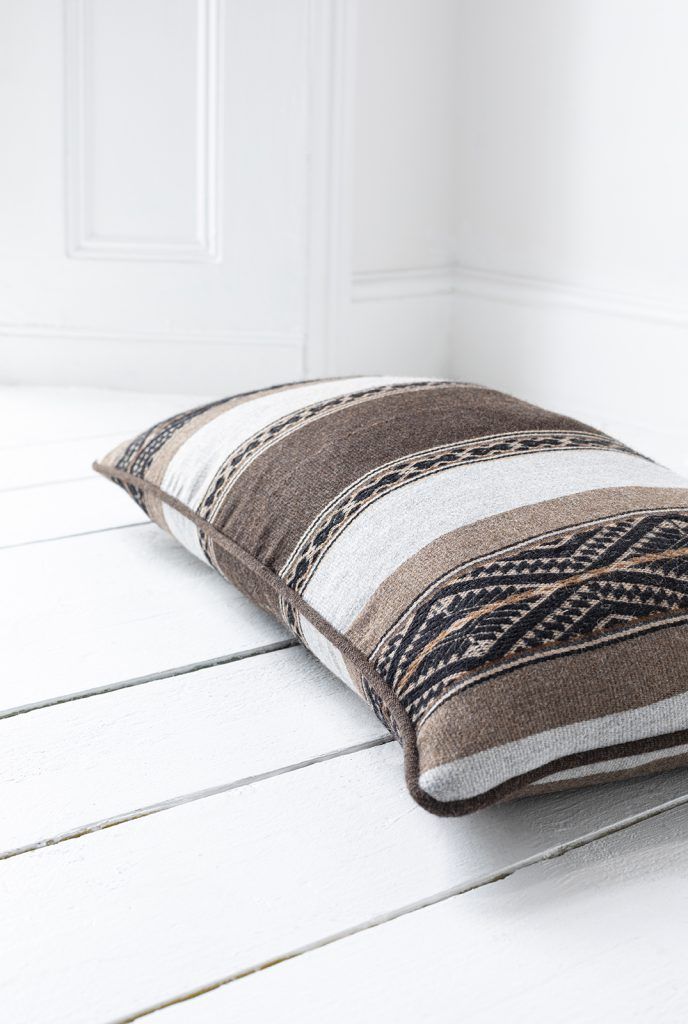 Sofas & Stuff handwoven Peruvian textile bolster cushion