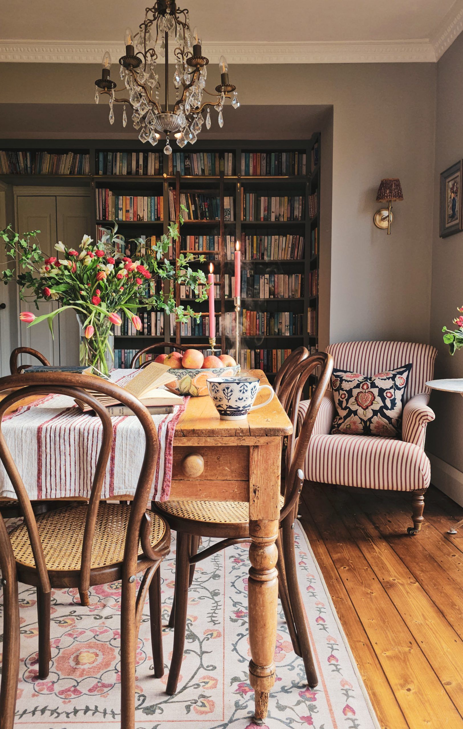 Photograph of a dining room in a period property